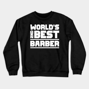 2nd best barber Crewneck Sweatshirt